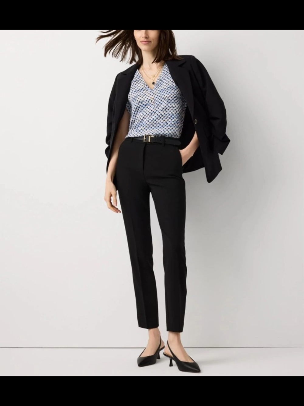 White House Black Market Elle Slim Ankle Pants